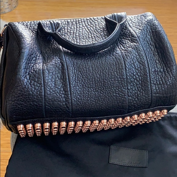 Alexander Wang Handbags - Alexander Wang Rocco Leather Satchel in ROSE GOLD